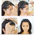 Fashion Double Layer Band Twist Plait Clip Front Hair Clips Hairpin Headband. 