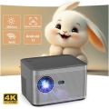 HY350 ANDROID 11.0V (CPU ALLWINNER H713) SMART PROJECTOR 2GB+32GB DUAL SPEAKER 1080P WITH DUAL BAND WIFI6 AND BLUETOOTH 5.0 BRIGHTNESS (LUMENS) 580 ANSI SUPPORT 4K. 