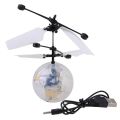 Hand Control Flying Ball With Motion Sensors And 3d Lights,Gravity Sensor Lights, Multi Infrared Induction Rc Built-In Led Light Helicopter Toys. 