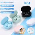 Oks® New High Bass Sound Wireless Earbuds with Touch Control, Bluetooth 5.2, Built-in Microphone, Dual Microphone System, and Long Battery Life. 