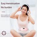 Portable Menstrual Cordless Heating Pad Electric Wireless Heating Massager Pad for Lower Back Stomach Pain Relief Period Cramps Comfier Belly Device USB Warming Waist Belt, 3 Heat Levels 4 Modes. 