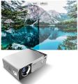 T6 LCD Projection LED Lamp Projector HD 3500 Lumens Portable Projector VGA/WiFi/Android Version USB Support 4K 1080P Red/Silver. 