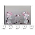 semi-rimless glasses  frame  classic  optical  eyeglasses half frame for men/women  durable rectangular  spectacles frame clear lens. 