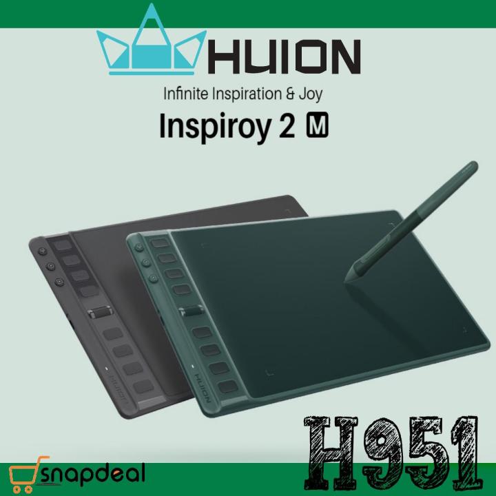 HUION Inspiroy 2 H951P Battery-free Stylus for Digital Art Designing Skeching Drawing Graphic Tablet