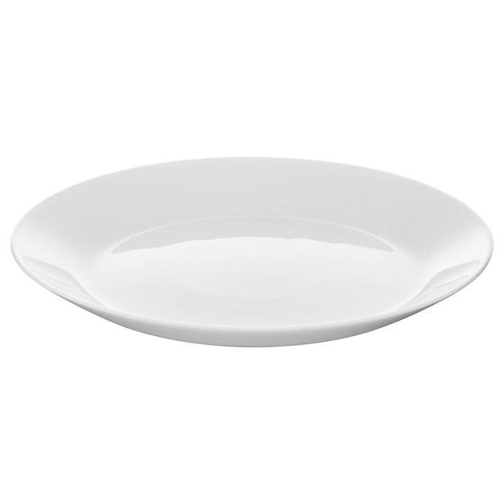 Side plate Ikea white 19 cm