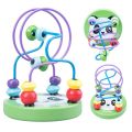 Mini Small Wooden Beads Wooden Wire Game Toy Early Education Puzzle Children's Wooden Toys. 