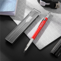 2X Welders Pencil with 24PCS Silver Streak Refills, Metal Marker Mechanical Welding Pencil Pipefitters, Fabrication, Red. 