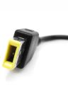 Square Pin Laptop Charger - 65W - Black. 