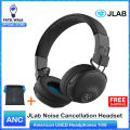 JLab Studio ANC On-Ear Wireless Headphones, Black, 34+ Hour Bluetooth 5 Playtime, 28+ Hour with Active Noise Cancellation, EQ3 Custom Sound, Ultra-Plush Faux Leather & Cloud Foam Cushions For Gamming PUBG ~ PATEL WALA. 