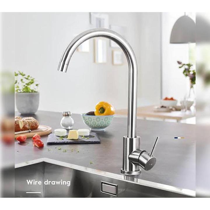 kitchen sink faucet, mixer tap, 304 SS tap, kitchen sink mixer, imported and modern design