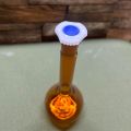 Volumetric Flask, 250ml - Class A - Polypropylene Stopper, Borosilicate Glass, Amber - White Graduation Mark, Normax. 