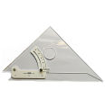 M+R Adjustable Set Square, Adjustable Triangle 12 inch for Technical Drawing Made In Germany. 