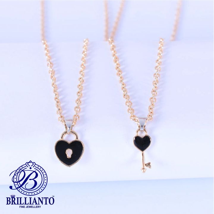 2%20Pcs%20Key%20and%20%20Lock%20Necklace%20Pendant%20for%20Girls%20Black%20%20Heart%20Long%20Chain%20For%20Girls%20Best%20Gift%20For%20Girls%20-%20Image%204