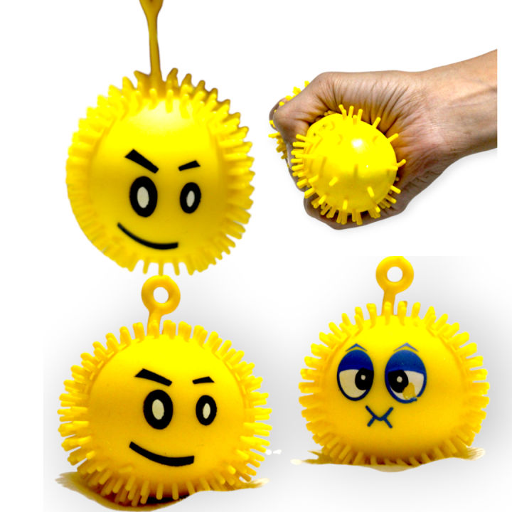 Emoji Ball Squishy Sensory Stress Reliever Toy Autism Squeeze Pop it Anti Stress