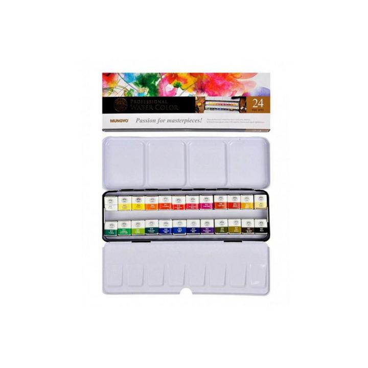 MUNGYO Professional Water Color 24 PAN Set