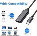 HOPLAZA USB C to HDMI Adapter, Type C to HDMI 4K Adapter (Thunderbolt 3 Compatible) for MacBook Pro 2018/2017, iPad Pro 2018, Samsung Note 9/S9, S10, Huawei Mate 20/P20 and More (Black) uk import. 