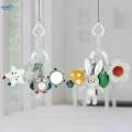 Newborn Crib Bed Around Baby Crib Mobile Toy, Sensory Toy Room Decor Crib Hanging Rattles Toys for Infant Toddler Newborn. 