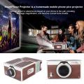Second-generation Mini DIY Home Portable Smart Mobile Phone Projector Home Cinema. 