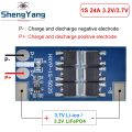 BMS 1S 12A 16A 24A 3.7V LiFePO4 Lithium Battery Protection Board 18650 4.2V Charging Voltage/Short Circuit/Overcharge Prevention. 