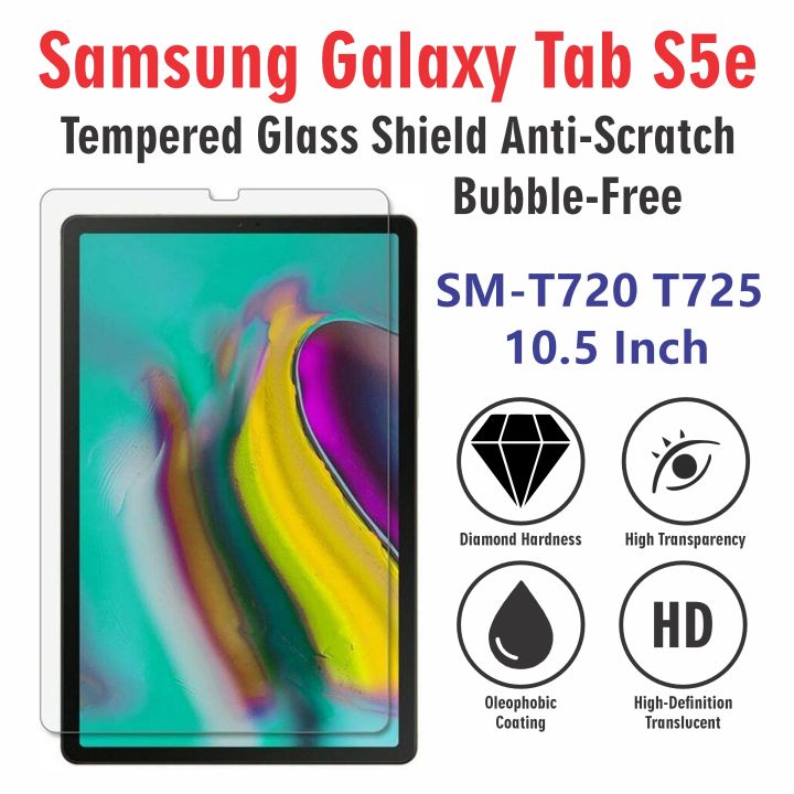 for Samsung Tab S5e 2019 - 10.5 inch SM-T720 / T725 Glass Screen Protector - Clear Tempered Glass