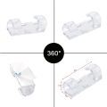 20 Pack Long Lasting Cable Tidy Clips Management, Desktop Cord Holder and Hider, Charg Cord Cable Wire Drop Organizer and Management System for TV PC Laptop Home Office. 