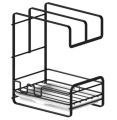 Wall Mounted Shelf Iron Storage Shelves for Kitchen Decoration Drainer Rack. 