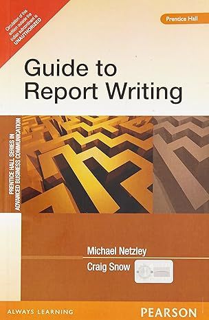 GUIDE TO REPORT WRITING (PB) | Daraz.pk