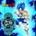 【ETOP】Anime Dragon Ball Z Watch Cosplay Props Super Saiyan Goku Gohan Broly Vegeta Cos Students Watches Alarm Clock Action Figure Toys. 