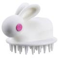 Rabbit Shaped Hair Massager Head massager scalp Massager Shampoo Washing Brush Dandruff Remove Stress Relief Soft Silicon Comb - Multi Color. 