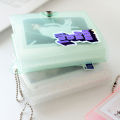 3 inch Cute Mini Glitter Photo Album 36 Pockets Glitter Jelly Color Photo Album Kpop Binder Photocard Holder Collect Book 215#. 
