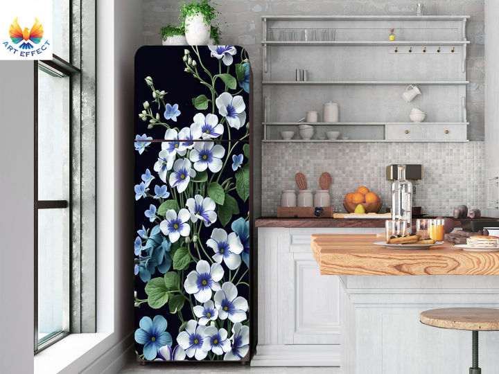 Fridge%20Stickers,%20Self-Adhesive%20PVC%20Oil-Proof%20Waterproof%20Protector%20Sheet%20for%20Refrigerator%20Door%20-%20Image%203