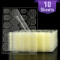 3/10/20 Nails Glue Sheets, Glue Dots Nail Stickers Sheet Tape Double Side Sticker Tape Self Adhesive Clear Sticky Tabs For Fake Artificial False Nails Nail Art Glue Adhesive Tape. 