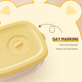 Cute Kitchen Food Storage Box Mini Portable Vegetable Fruit Sealed Preservation Box Refrigerator Food Grade Frozen Meat Organizer. 