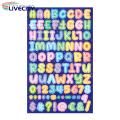 Iridescent Letter Stickers Colorful Self-adhesive Letter Stickers for Scrapbooking Diy Crafts Iridescent Vinyl Alphabet Numbers Perfect for Journals Water Bottles 6 Sheets Set Colorful Alphabet. 