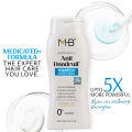 MHB Medicated+ Anti-Dandruff Shampoo: Advanced Relief for Itchy, Flaky Scalp 340ML. 