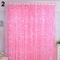 【wenfangdianpu】(NEW)Home Window By Room Decoration Pastoral Sunflower Divider Sheer Voile Curtain. 