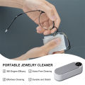 Portable Household Cleaning Machine, 450ml Clean Pod Ultrasonic Cleaner, Jewelry Cleaner Machine for Ring, Glasses, Makeup Brush. 