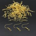 Earring Hooks Base For Jewelry Making 50\Pcs GOLD. 