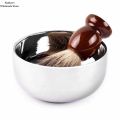 Stainless Steel Shaving Bowl. Durable Metal Mug For Shaving Soap & Cream. Perfect Addition To Your Wet Shaving Kit. Double Layer Smooth Shave Unbreakable Mug. 