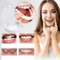 Perfect Smile Snap-On Veneers – Realistic Silicone Denture Covers for Upper & Lower Teeth. 