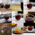 Bistro Heat Resistant Double Wall Glass Coffee Mug - Insulated Clear tea cup set – 1 pc. 