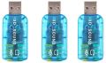 5.1 USB Stereo Sound Card USB 2.0 to 3D Audio Sound Card Adapter Virtual 5.1 Channel for Windows and PC Notebook with 3.5mm Headphone and Microphone. 