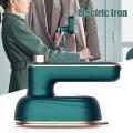 Portable Mini Iron Machine Dry and Wet Ironing Foldable Garment Steamer with Wire 180° Rotatable Good for Home and Travel. 