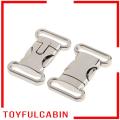 【TOYFULCABIN】 2x Metal Side Release Buckle Clip for Craft Webbing Paracord Bag Strap. 