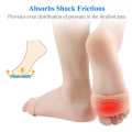 Silicone Padded Forefoot Insoles High Heel Shoes Pad Comfortable Practical Durable Forefoot Cushion Metatarsal Pads Pain Relief Silicone Gel Bunion Protector 1Pair. 