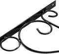 Indoor/Outdoor Iron wall hanging stand for flower pot/lights lower Pot Hanging Bracket holder. 