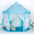 Princess Tent Large Playhouse Kids Castle Play camp Toy for Children Indoor and Outdoor Games, 55'' x 53'' (DxH) (Lights not Included). 