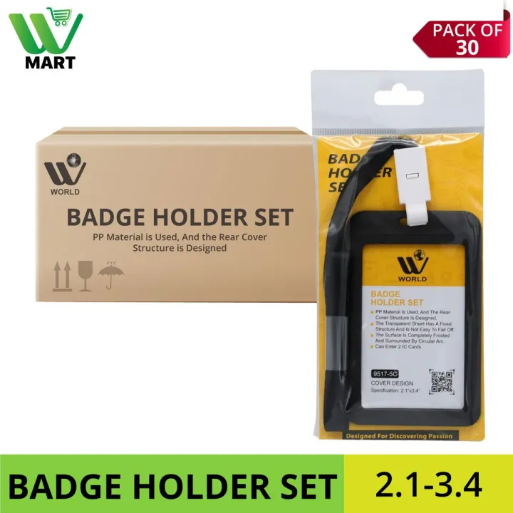 Pack%20of%2030:%20WBM%20Badge%20Holder%20Set,%20Transparent%20Cover%20Suitable%20for%20All%20Kind%20of%20ID%20Cards,%20Moisture%20and%20Scratch%20Protection%20Badge%20Holder%20-%20Black%20-%20Image%202