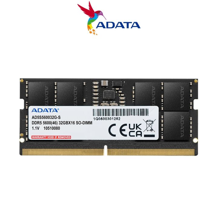 ADATA DDR5 16GB 5600Mhz SO-DIMM Memory Module Laptop RAM