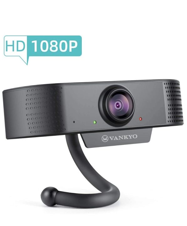 VANKYO Full HD 1080P Webcam, HMW1 Wide Angle USB Webcam W/ Microphone For Skype,Others